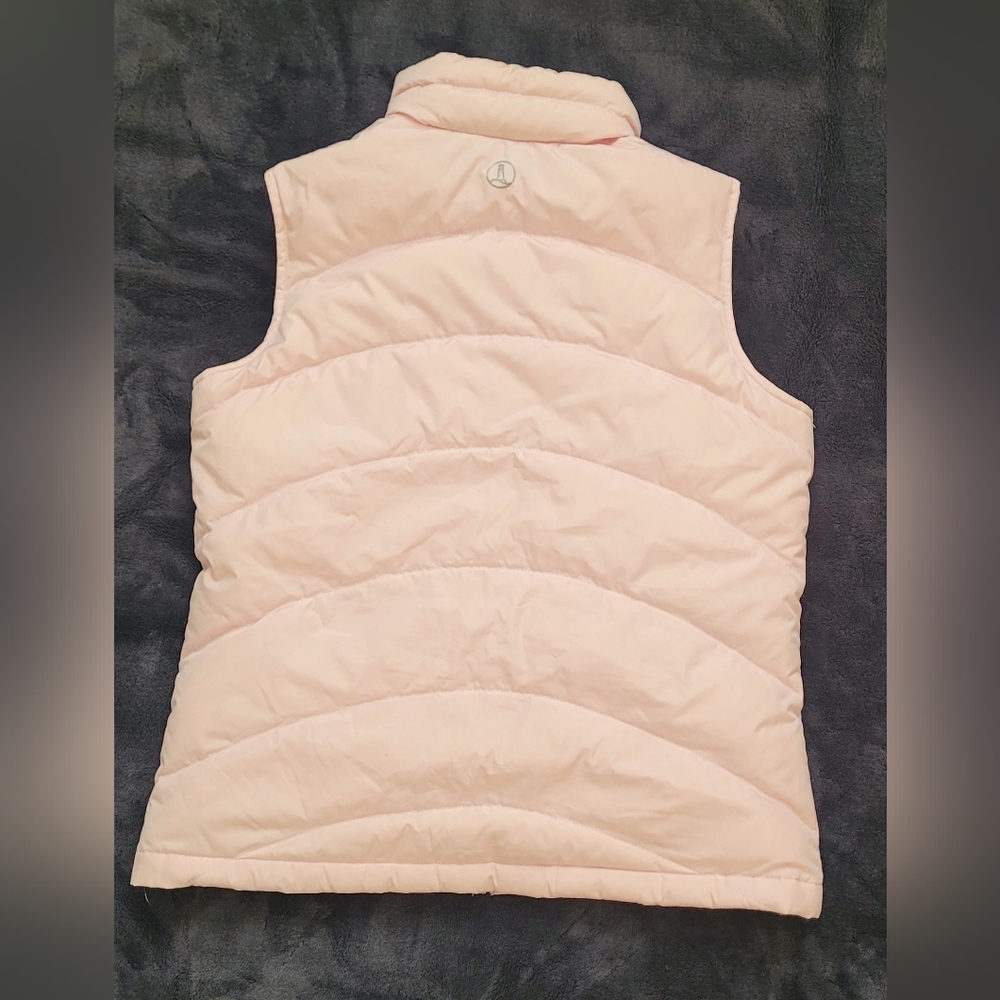 Lands' End Puffer Vest, Light Pink, Size XS/P - Picture 4 of 5